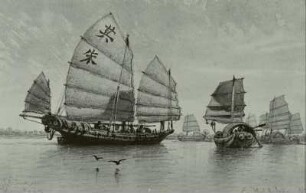 Hildebrandt, E.: Chin. Dschunken bei Hongkong