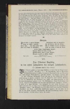 Das Oldesloer Vogtding in den ersten Jahrzehnten des vorigen Jahrhunderts.