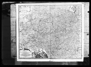 Reproduktion: Circulus Franconicus von Matthäus Seutter, 18. Jh.