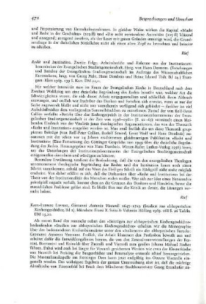 472-473 [Rezension] Lippert, Karl-Ludwig, Giovanni Antonio Viscardi