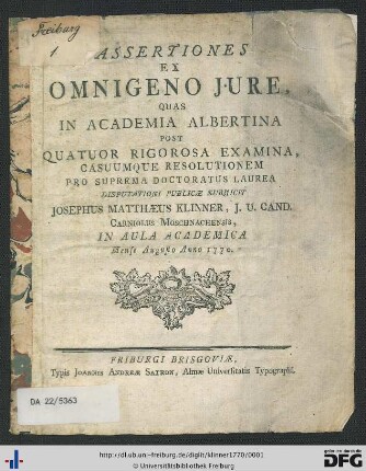 Assertiones Ex Omnigeno Jure