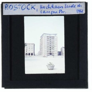 Rostock, Lange Straße,Rostock, Lange Straße, Nordseite, Hochhaus