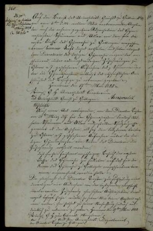Dispensierung des Gymnasiasten Schumann von Biennium.