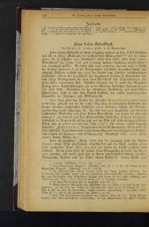 Peter Hebes Gedenkbuch.