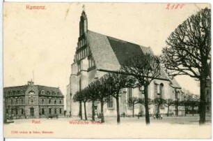 Kamenz. Post und Wendische Kirche