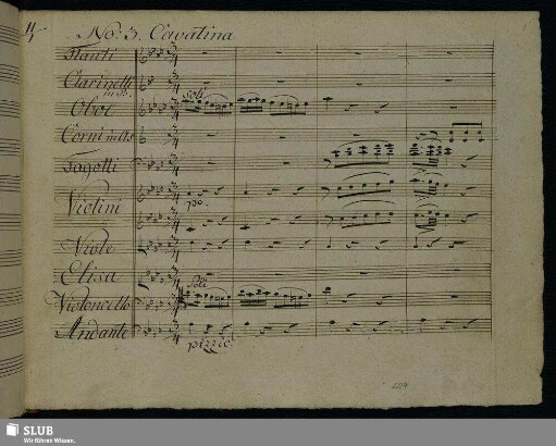 No: 3. Cavatina: In quel castello straniero