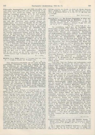 348-349 [Rezension] Schellenberg, Ernst Ludwig, Die deutsche Mystik. 2., überarb. Aufl