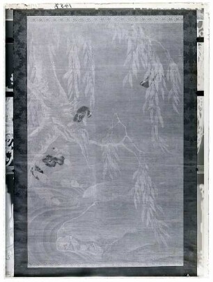 Chinesisches Seidenrollbild (Kakemono)