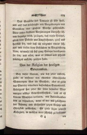 Von der Religion der heutigen Sevaramben.