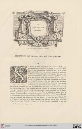 4: La "Grosvenor Gallery", [3] : exposition de dessin des anciens maitres