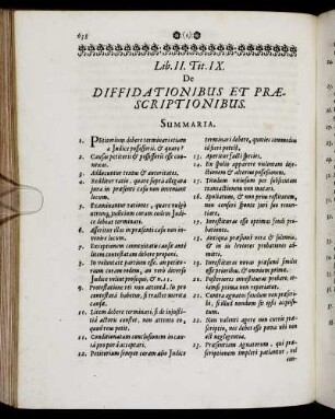 Tit. IX. De Diffidationibus Et Præscriptionibus.