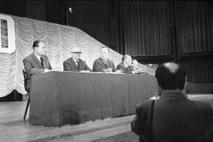 Kundgebung der NPD zur baden-württembergischen Landtagswahl 1968.