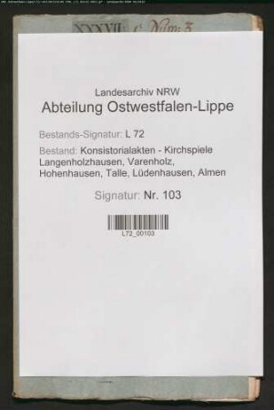Reparatur des Küsterhauses (Neubau 1732)