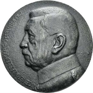 Medaille von Arthur Löwenthal auf Generalfeldmarschall Ludwig von Bülow, 1916
