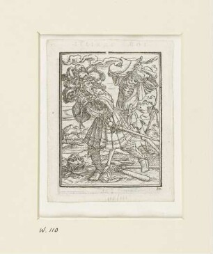 Graf, aus: Symphorien Barbier, Les images de la mort, Lyon 1562, C 2 verso