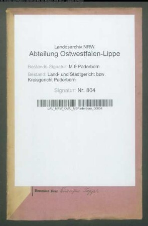 Erblasser: Pape, Elisabeth, geb. Stöwer: