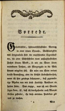 Johann Georg Prändels öffentlichen Repetitors der Mathematik auf dem churfürstl. Schulhause zu München Algebra : nebst ihrer litterärischen Geschichte