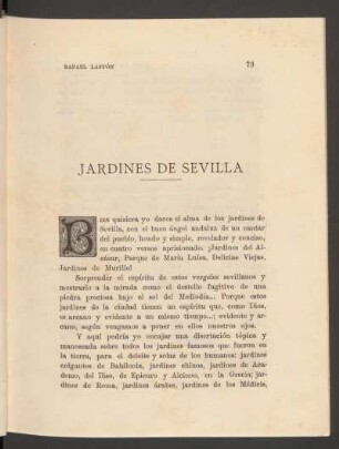 Jardines de Sevilla