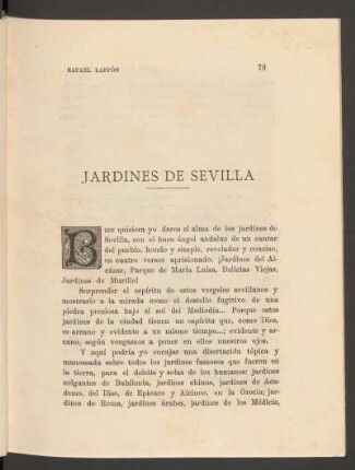 Jardines de Sevilla