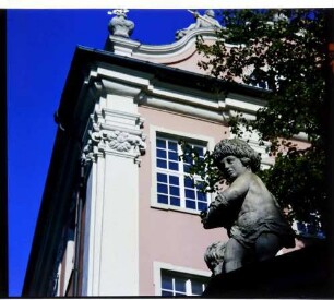 Meersburg: Putte am Neuen Schloss