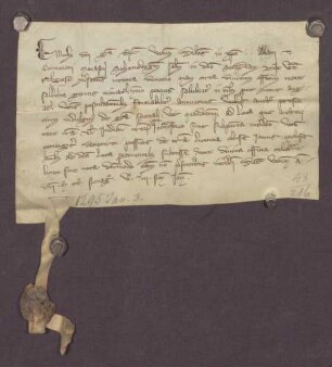 Bischof Emich von Worms erlaubt dem Kloster Schönau, trotz verhängten Interdikts, bei verschlossenen Türen Gottesdienst zu feiern.