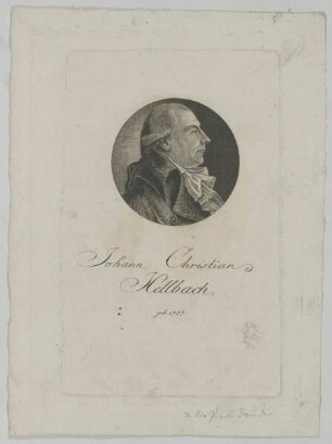 Bildnis des Johann Christian Hellbach