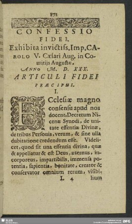 Articuli Fidei Praecipui