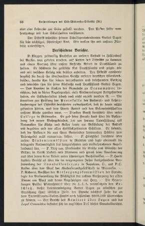 68-71, Verschiedene Berichte; Delegaten; Schluß; Beamte