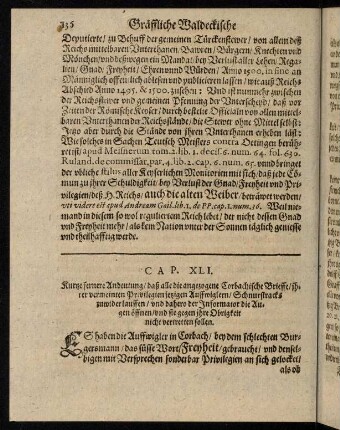 135-158, Caput XLI.