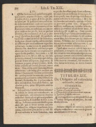 Titulus XIX. De Obligatis ad ratiocinia ordinandis, vel non