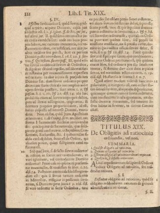 Titulus XIX. De Obligatis ad ratiocinia ordinandis, vel non