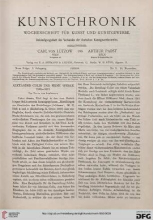 Heft 5 (14. November 1889)