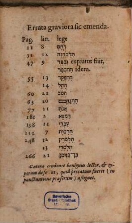 Grammatica Ebraea