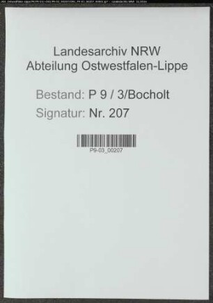 Sterberegister Standesamt Bocholt