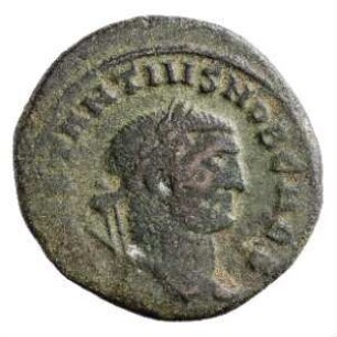 Münze, Follis, 296 - 297 n. Chr.