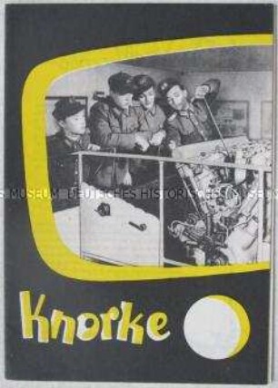 Reich illustrierte Propagandaschrift für eine Berufslaufbahn in der NVA
