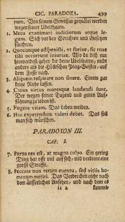 Paradoxon III.