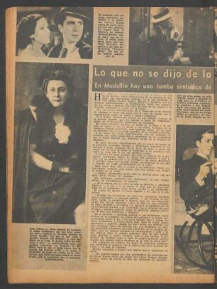 Lo que no se dijo de la tragedia de Gardel : En Medellín hay una tumba simbólica de Gardel, siempre llena de flores