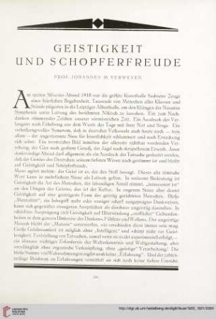 2: Geistigkeit und Schöpferfreude