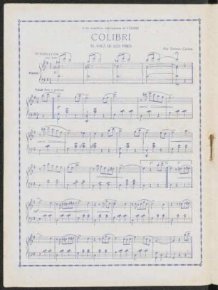 Colibrí : El vals de los pibes