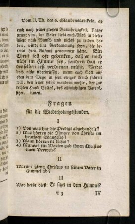 69-71, Fragen