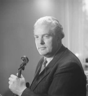 Porträt 1. Konzertmeister der Dresdner Staatskapelle, Prof. Erich Mühlbach