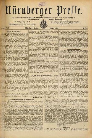 Nürnberger Presse. 1880,10/12 = Jg. 8