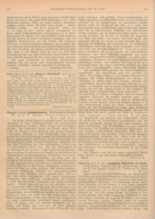 211-212 [Rezension] Simmel, Georg, Lebensanschauung