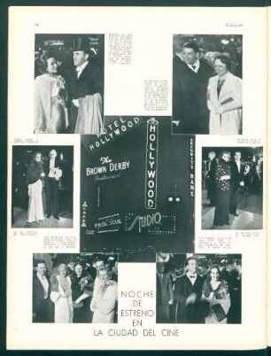 Noche de estreno en la ciudad del cine