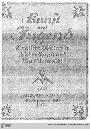 Heft 5 (1. Jahrgang Oktober 1921)