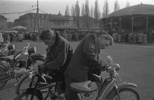 Schmücken der Motorräder