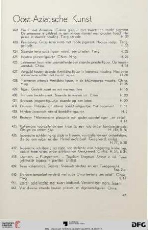 Oost-aziatische kunst (Nr. 422-511)