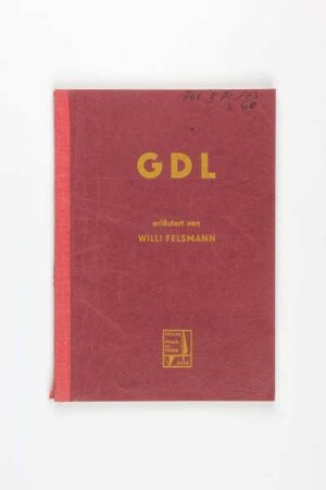 GDL - Gesetz über die Ermittlung des Gewinns aus Land- und Forstwirtschaft nach Durchschnittsätzen