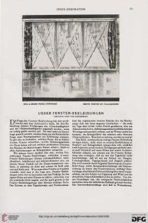 37: Ueber Fenster-Bekleidungen